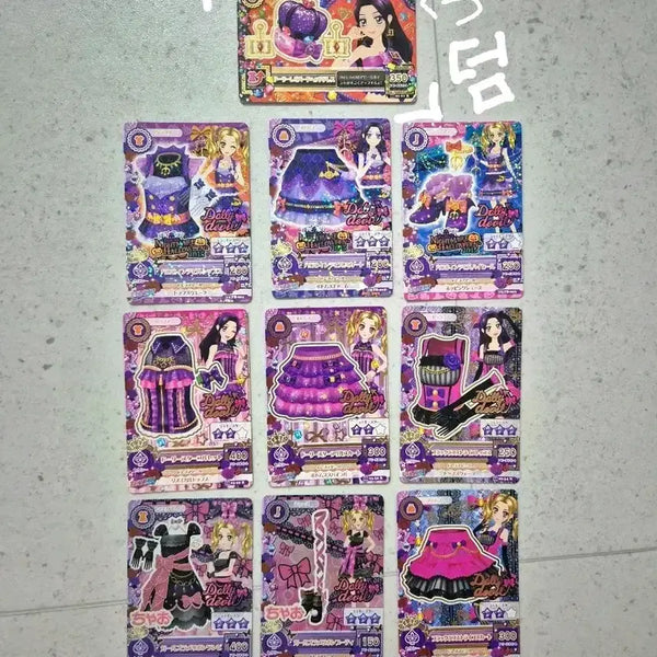 [BUNJANG] Aikatsu! Dolli Devil Nonorisa Bundle Set / (오늘만 0.5할인)아이카츠 카드 돌리데빌 노노리사 세트&조각 일괄 판매