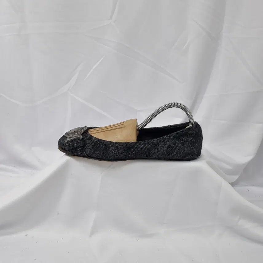 [BUNJANG] Burberry Grainy Denim Ballet Flats / 빈티지하서 36.5/235 버버리 그레이니 데님 발레 플랫슈즈