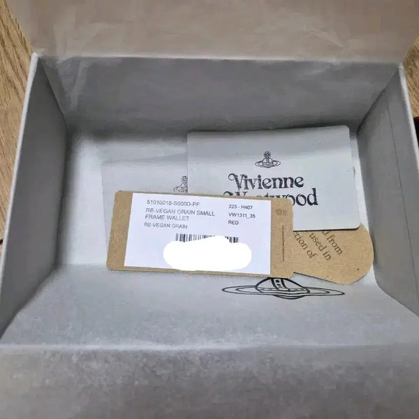 [BUNJANG] Vivienne Westwood Red Vegan Grained Small Frame Wallet / 비비안웨스트우드 지갑 레드