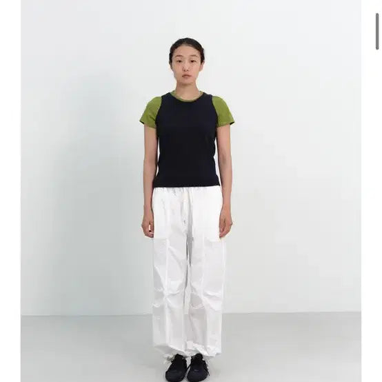 [BUNJANG] NOD Parachute Pants White / 엔오디 파라슈트 팬츠 화이트