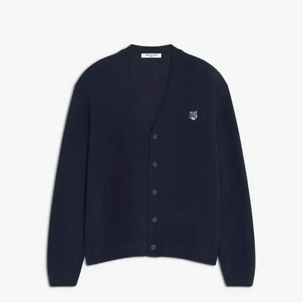 [BUNJANG] Maison Kitsuné Men's V-Neck Cardigan Navy L / 200%정품 메종키츠네 남성 브이넥 가디건 네이비 한국사이즈 105사이즈