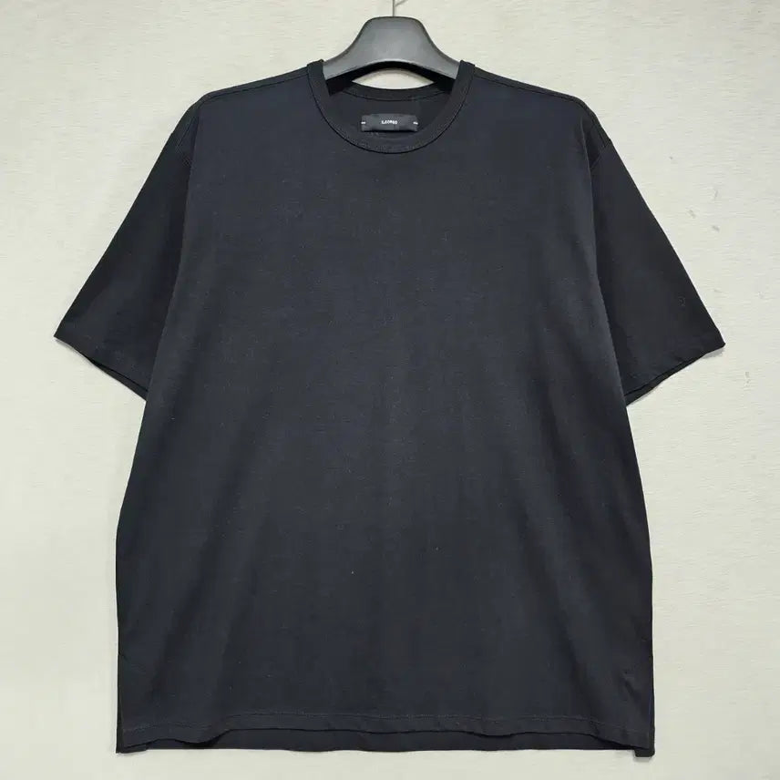 [BUNJANG] ILCORSO Men's Black Round Neck T-Shirt Size 110 / 일코르소 라운드 티셔츠 남성 110사이즈 큰옷 ㅡ1231ㅇㅇ