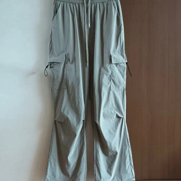 [BUNJANG] BANEIK Cargo Wide Pants (Free Size) / 반에이크 카고 와이드 바지 free