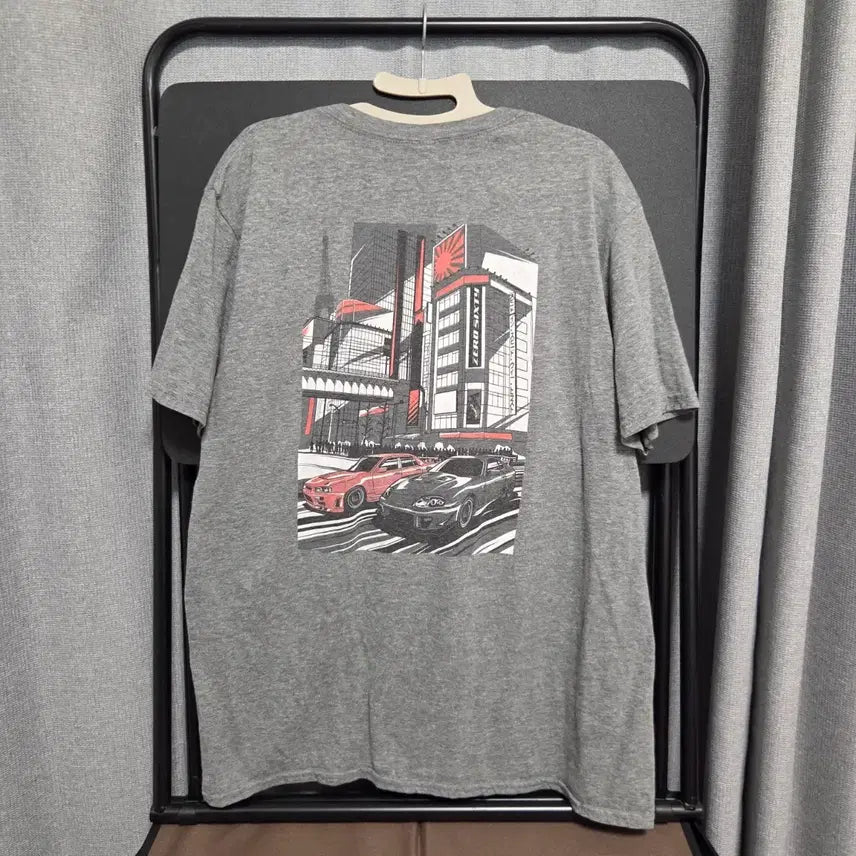 [BUNJANG] Gildan Vintage T-Shirt Grey L / Gildan 빈티지 반팔 티셔츠 L(100)