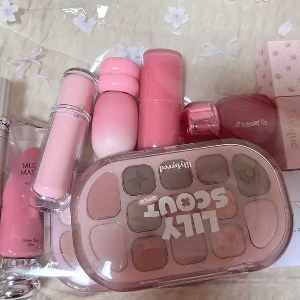 [BUNJANG] Lilybyred, Fwee, Colorgram, WakeMake, Mujoo Mansion, Touc, Dasique, Peripera, Ofra Cosmetics Makeup Bundle / 릴리바이레드 새도우 팔레트 오프라 하이라이터 롬앤 데이지크 페리페라 투크