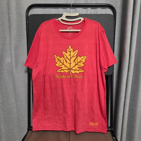 [BUNJANG] Northern Puck Vintage Red Short Sleeve T-Shirt L / Northern Puck 빈티지 반팔 티셔츠 L(100)
