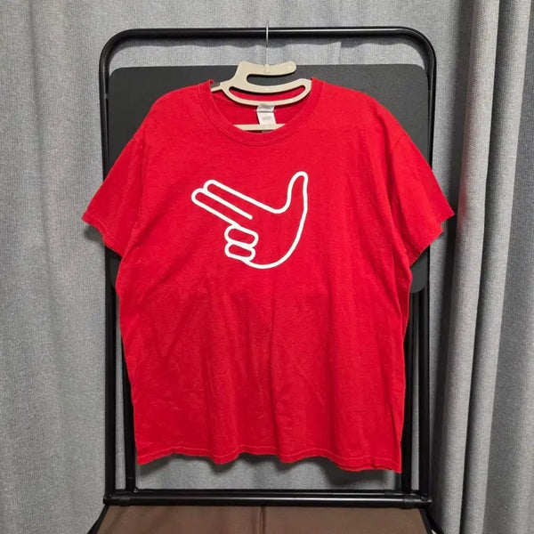 [BUNJANG] Gildan Vintage T-Shirt Red Size L / Gildan 빈티지 반팔 티셔츠 L(100)
