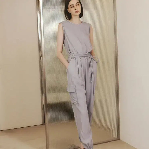 [BUNJANG] HS Code Belted Jumpsuit / (새상품)에이치에스 코드 벨티드 점프수트