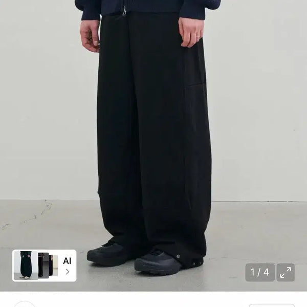 [BUNJANG] NOUN Easy Sweatpants Black / 노운 이지 스웻 팬츠 블랙