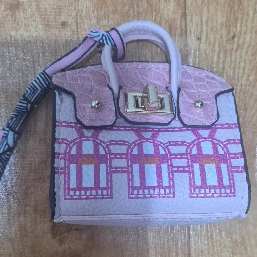 [BUNJANG] Pink Mini Bag Charm / 새상품) 핑크색 미니 백키링