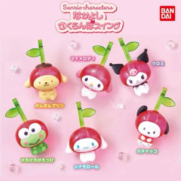 [BUNJANG] Sanrio Cinnamoroll Sakuranbo Cherry Gachapon Charm / 산리오 사쿠란보 체리 스윙 시나모롤 가챠 키링 새상품
