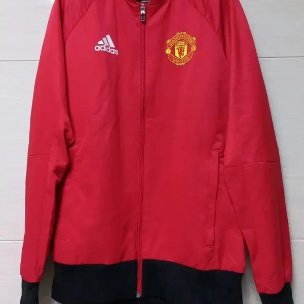 [BUNJANG] Adidas Manchester United Red Track Top Jersey / 아디다스 맨유 빨강 빨간 트랙탑 저지 져지집업 95/M