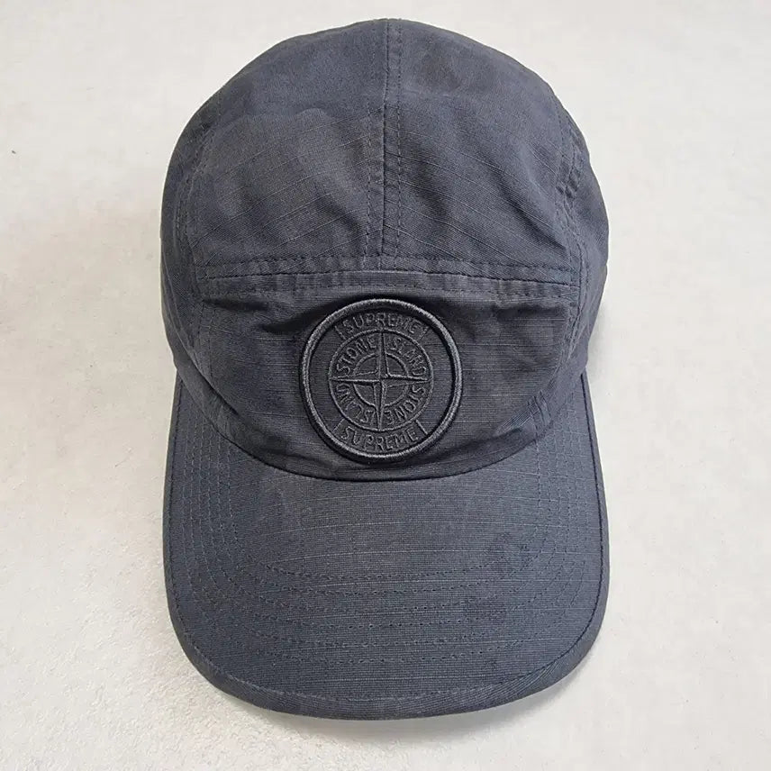 [BUNJANG] Supreme x Stone Island Ice Camo Camp Cap Black / 슈프림 X 스톤 아일랜드 캠프캡 모자 블랙 아이스 카모