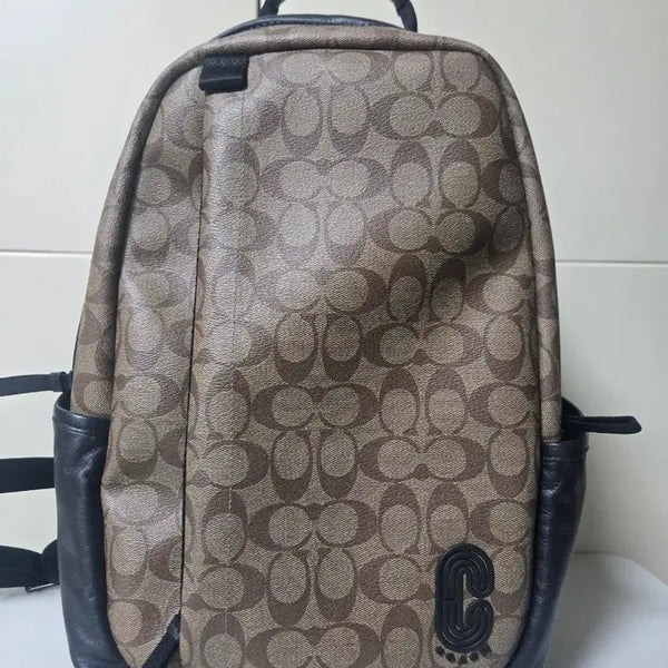 [BUNJANG] Coach Signature Backpack Brown / 코치 시그니처 백팩 브라운(거의 새것)