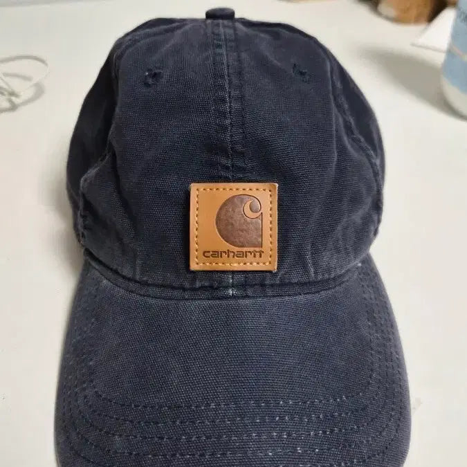 [BUNJANG] Carhartt Vintage Navy Cotton Baseball Cap / 칼하트 네이비 볼캡