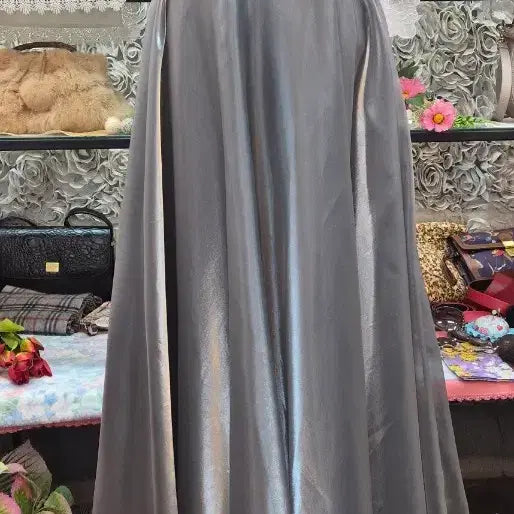 [BUNJANG] Organza Flare Maxi Long Skirt / 오간자 플레어 맥시 롱스커트 (55)