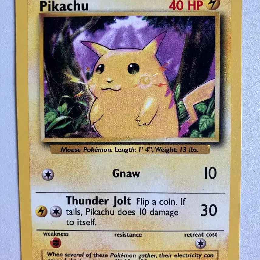 [BUNJANG] North American Pikachu 1999 Base Set Vintage / 북미 피카츄 1999 Base Set 빈티지