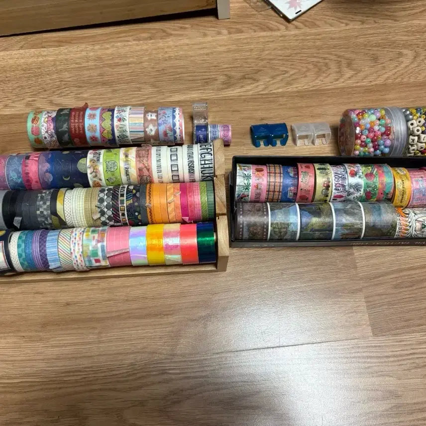 [BUNJANG] Various Designs Masking Tape, Stickers, and Memo Pads Set / 마스킹 테이프, 인스, 스티커