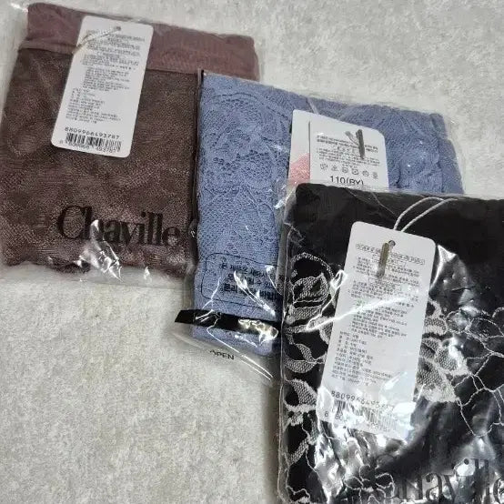 [BUNJANG] Women's Lace Lingerie Set (3-Piece), Size 110 / 새 상품 여성 속옷 3개 110 사이즈
