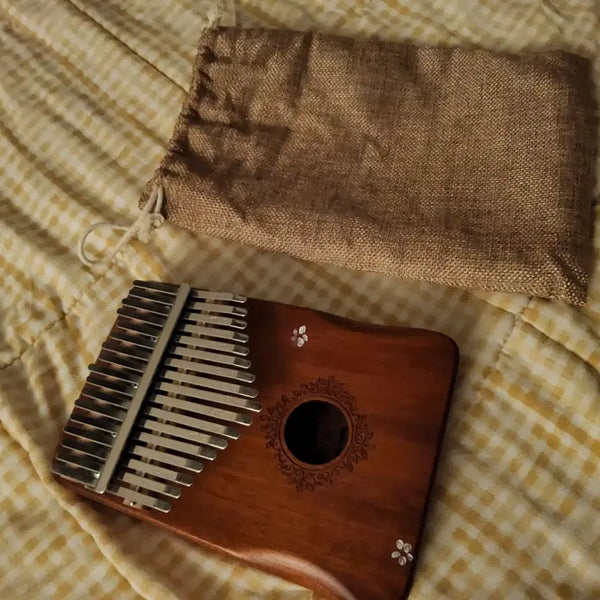 [BUNJANG] 17-Key Kalimba - Wooden, Hand-Carved / 칼림바
