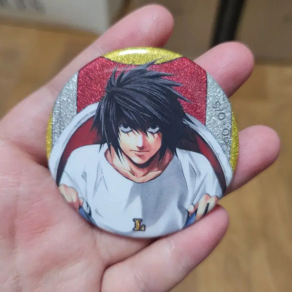 [BUNJANG] Death Note L Can Badge / 데스노트 L 캔뱃지