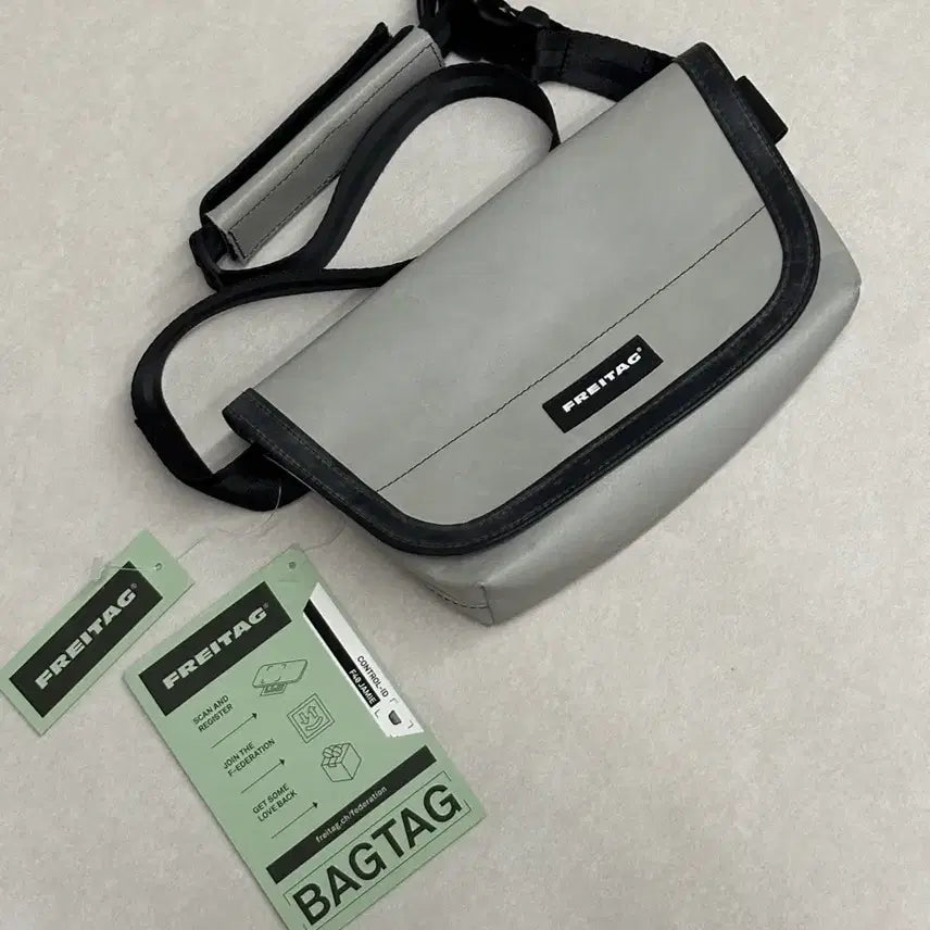 [BUNJANG] FREITAG Jamie Messenger Bag Grey / FREITAG 프라이탁 제이미 그레이 메신저백