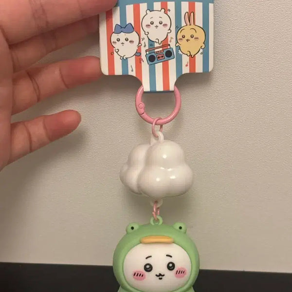 [BUNJANG] Chiikawa Miniso Limited Edition Raincoat Keychain / 치이카와 미니소 한정 우비 키링