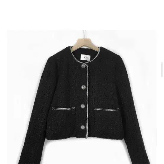 [BUNJANG] CFS Museum Tweed Jacket (Black) / cfs 뮤지엄 트위드 자켓(블랙)