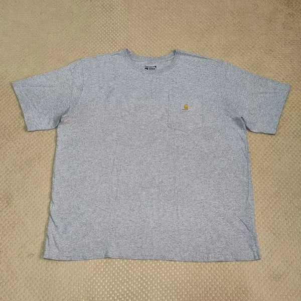 [BUNJANG] Carhartt Pocket T-Shirt Gray 2XL / (2XL) 칼하트 포켓 반팔 티셔츠 그레이