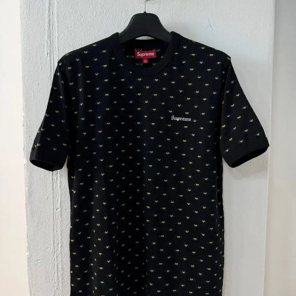 [BUNJANG] Supreme Heart Intarsia Ringer Tee / 슈프림 하트 인타르시아 링거 티셔츠