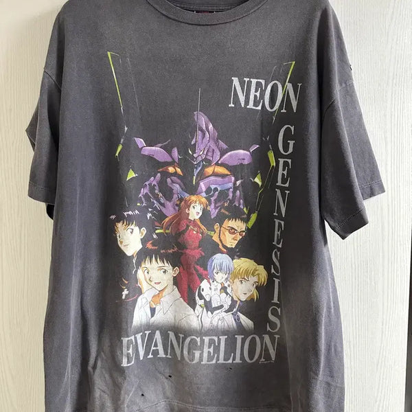 [BUNJANG] Evangelion Saint Michael Graphic T-Shirt XXL / [XXL] 세인트미카엘 에반게리온 반팔 티셔츠