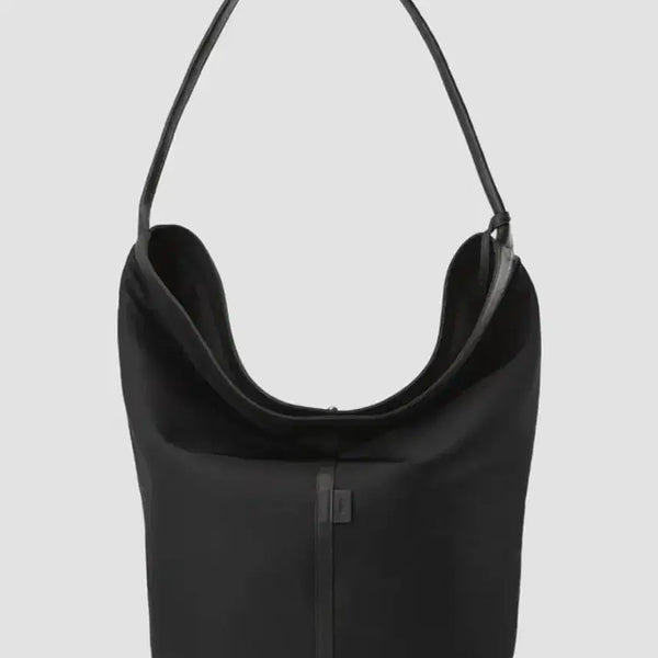 [BUNJANG] Recto Padded Nylon Leather Bucket Bag / [OS] 렉토 패디드 나일론 레더 가죽 버킷백 파크백 가방