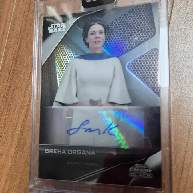 [BUNJANG] 2023 Topps Chrome Black Star Wars Autograph Card - Breha Organa / 2023 탑스 크롬 블랙 Topps Chrome Black 스타워즈 오토