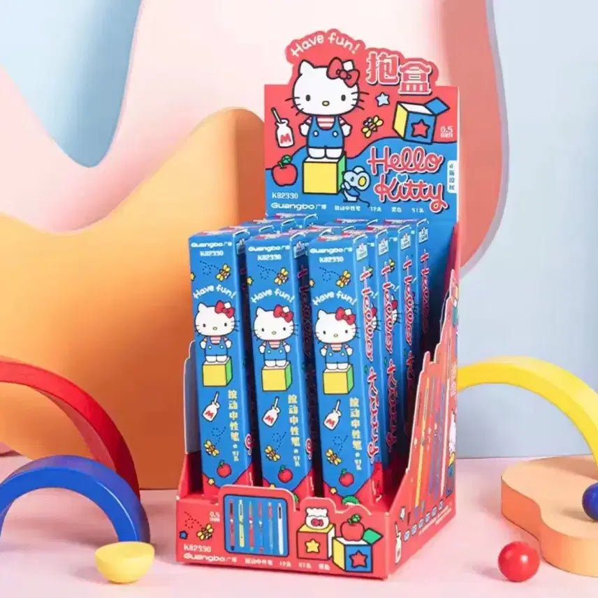 [BUNJANG] Hello Kitty Random Ballpoint Pen (0.5mm) - Full Box Set / 헬로키티 랜덤 볼펜 0.5mm 12개 풀박