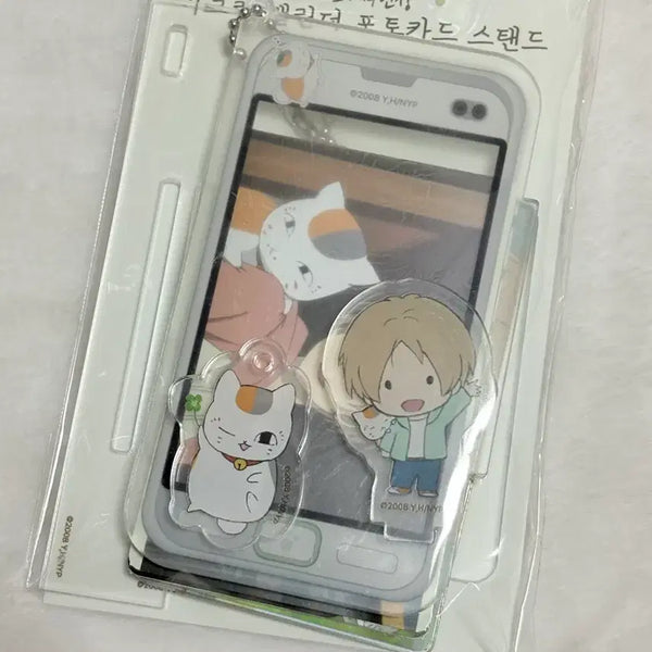 [BUNJANG] Natsume's Book of Friends Popup Cafe Acrylic Calendar Photocard Stand Set A / 나츠메 우인장 팝업 카페 아크릴 캘린더 포토카드 스탠드 A세트