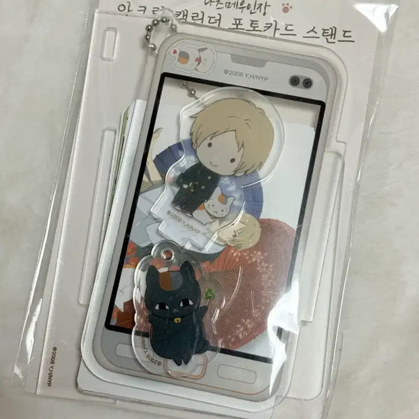 [BUNJANG] Natsume's Book of Friends Pop-up Cafe Acrylic Calendar Photocard Stand Set B / 최종인하) 나츠메 우인장 팝업 카페 아크릴 캘린더 포토카드 스탠드 B세트