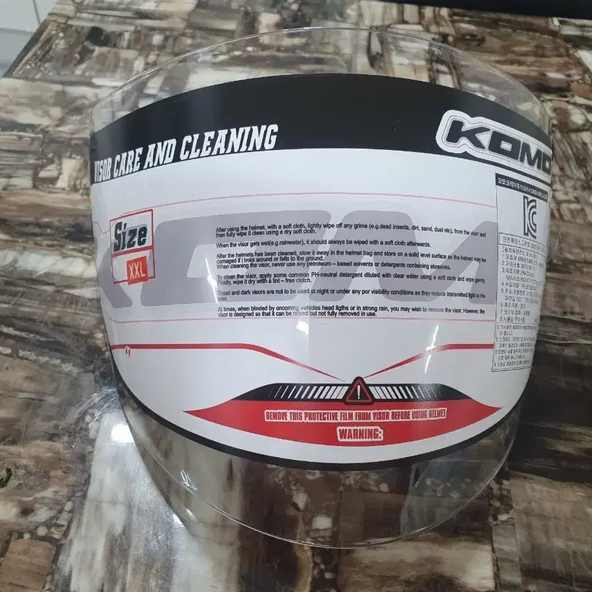 [BUNJANG] KOMO 668 New Model Transparent Shield / 코모 668 투명쉴드 신형 KOMO 668