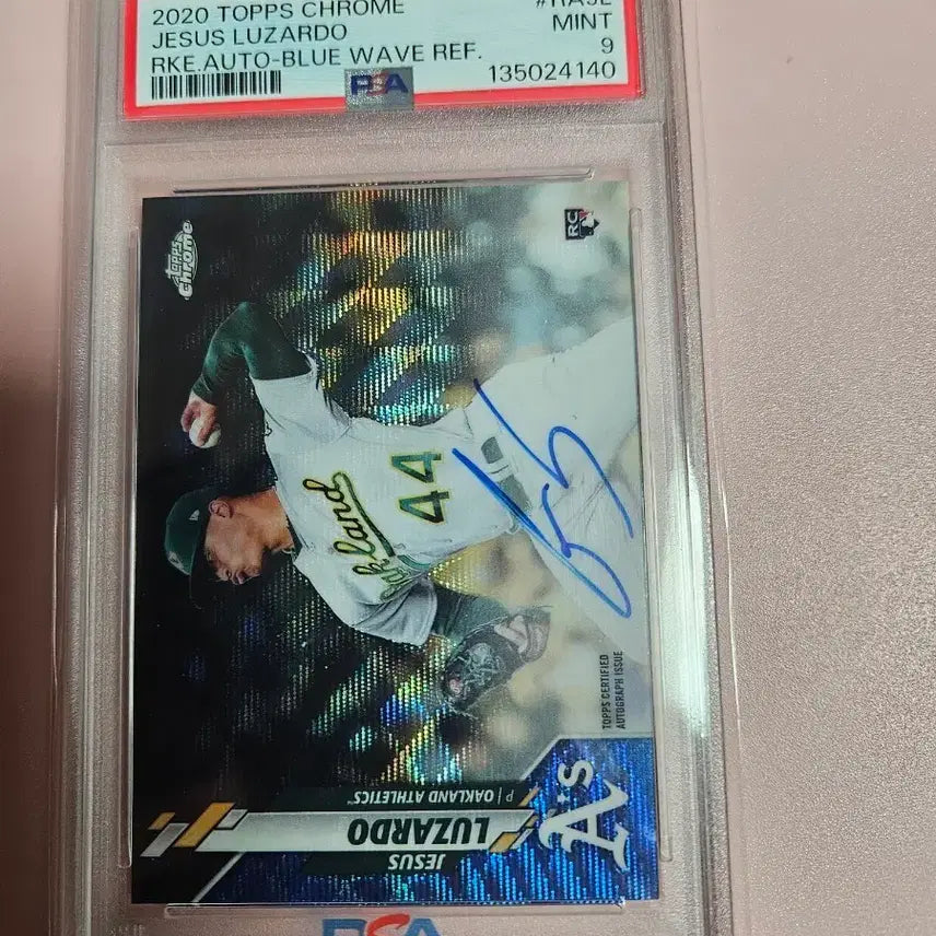 [BUNJANG] Jesus Luzardo 2020 Topps Chrome Rookie Auto PSA 9 Oakland / 오클랜드)헤수스 루자르도 PSA 9등급 2020 탑스크롬 루키 오토