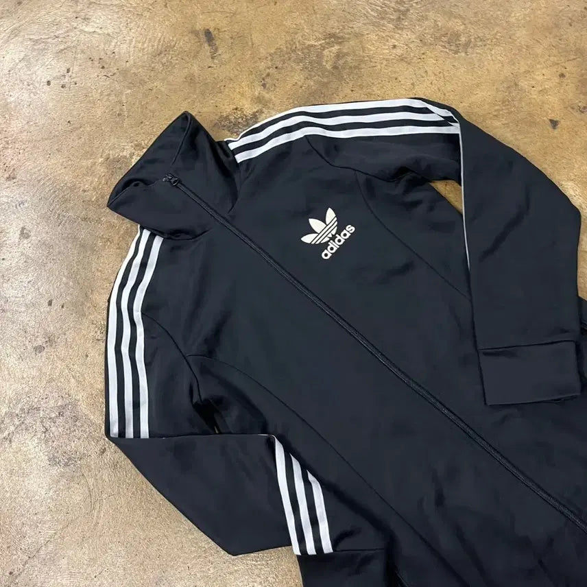 [BUNJANG] Adidas 3-Stripes Track Top Jersey Black / [정품/95] 아디다스 삼선 트랙탑 져지 블랙 드레스