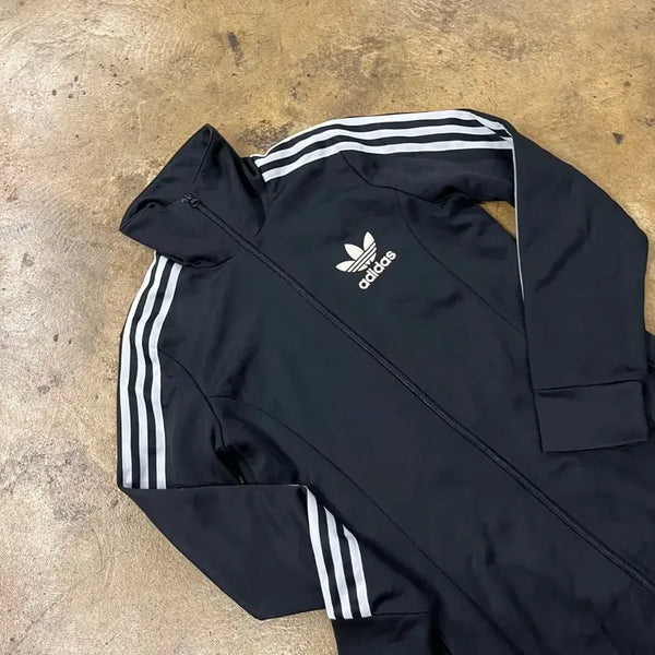 [BUNJANG] Adidas 3-Stripes Track Top Jersey Black / [정품/95] 아디다스 삼선 트랙탑 져지 블랙 드레스