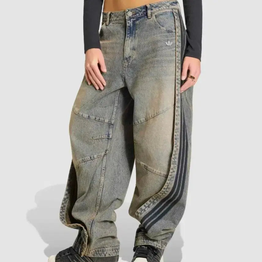 [BUNJANG] Adelenium Season 5 Banana Overlay Denim Pants Size 26 / 아딜레늄 시즌 5 바나나 오버레이 데님 팬츠 26사이즈