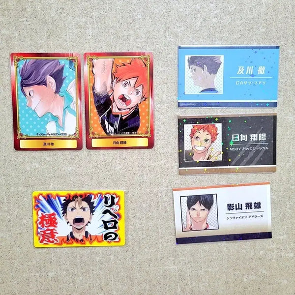 [BUNJANG] Haikyuu!! Jump Festa Exclusive Cards (Hinata, Kageyama, Oikawa, Nishinoya) / 하이큐 점프 페어 특전 카드 포카 명함 버라카 히나타 카게야마 오이카와