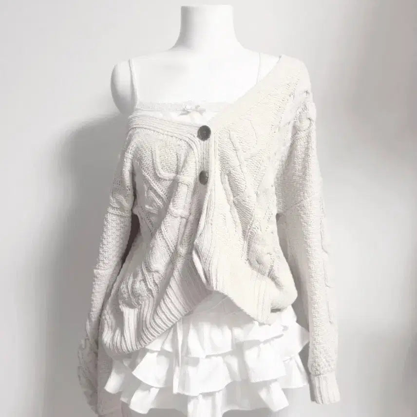 [BUNJANG] Mori Girl Knit Cardigan / 모리걸 니트가디건