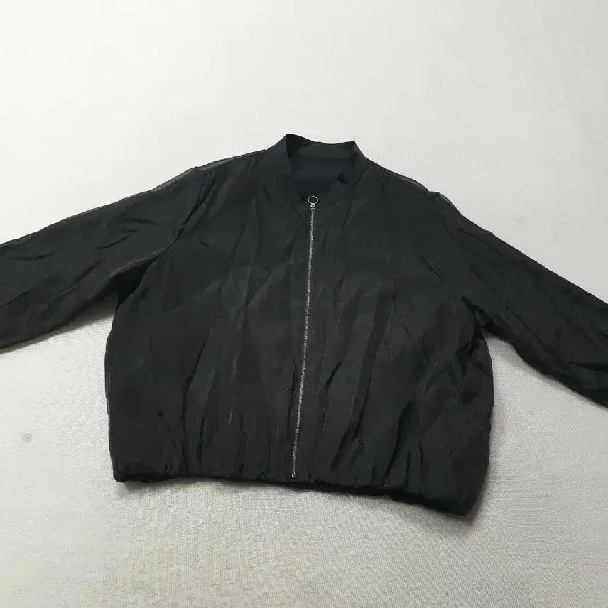 [BUNJANG] Kim Seo Ryung Black Mesh Jumper Jacket / 김서령 블랙 망사 점퍼 88 여성100