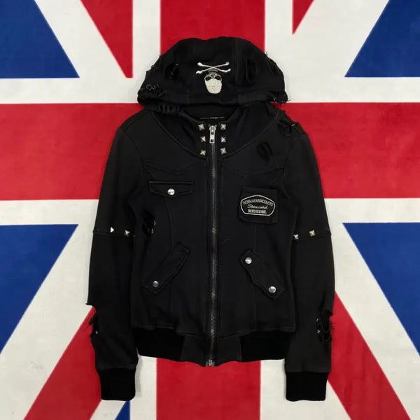 [BUNJANG] Vintage DISK Hood Zip-up S / 빈티지 디스 후드집업 S