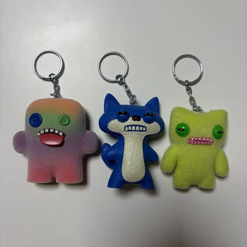 [BUNJANG] Fugler Keyring 3 Types Bundle Set / 퍼글러 키링 3종 일괄