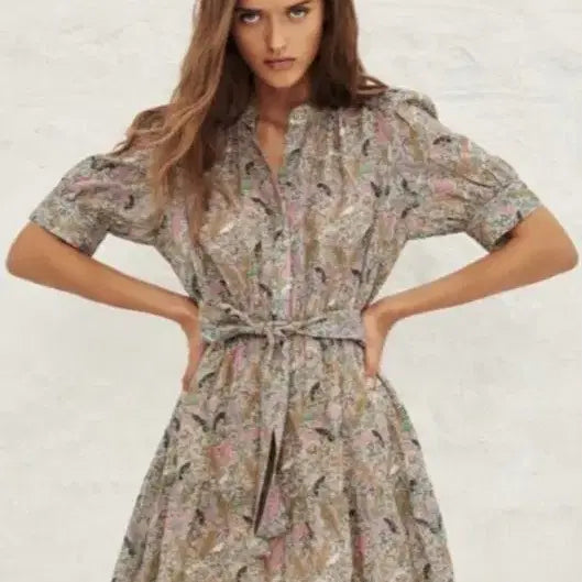 [BUNJANG] ba&sh Rayon Blend Dress / ba&sh 레이온혼방 원피스