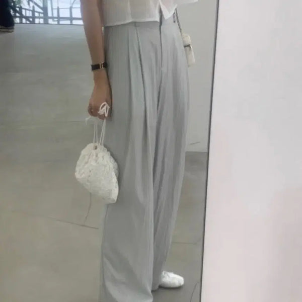 [BUNJANG] Liter Nylon Pants Mint / liter 리터 나일론 팬츠 여름 슬랙스 민트 새상품