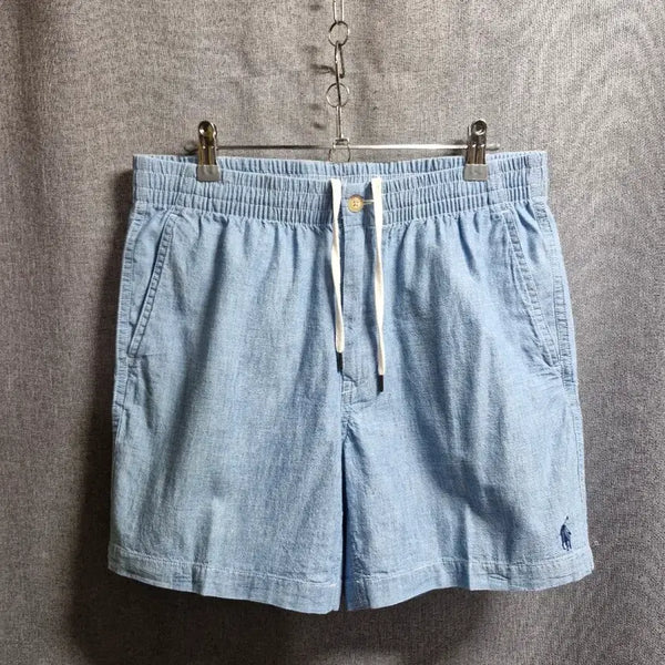 [BUNJANG] Polo Ralph Lauren Chambray Shorts (Size M) / QR랄프롤렌 폴로 반바지 M 32~30