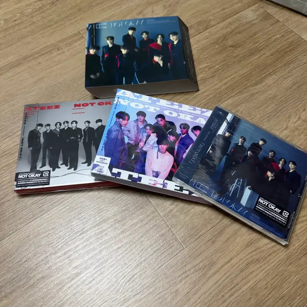 [BUNJANG] ATEEZ NOT OKAY Japanese Album Limited Edition A, B + Regular Edition Set / ATEEZ 일본앨범 NOT OKAY
